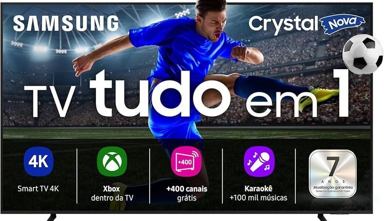 Amazon realiza queima de estoque de TV Samsung de 50'' com preço abaixo de R$ 1,8 mil