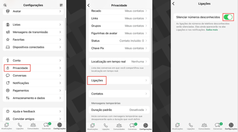 Como bloquear chamadas de vídeo de desconhecidos no WhatsApp e evitar golpes