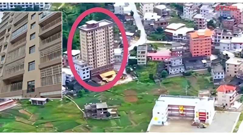 Família chinesa constrói prédio de 15 andares exclusivo para uso próprio e revela motivo surpreendente