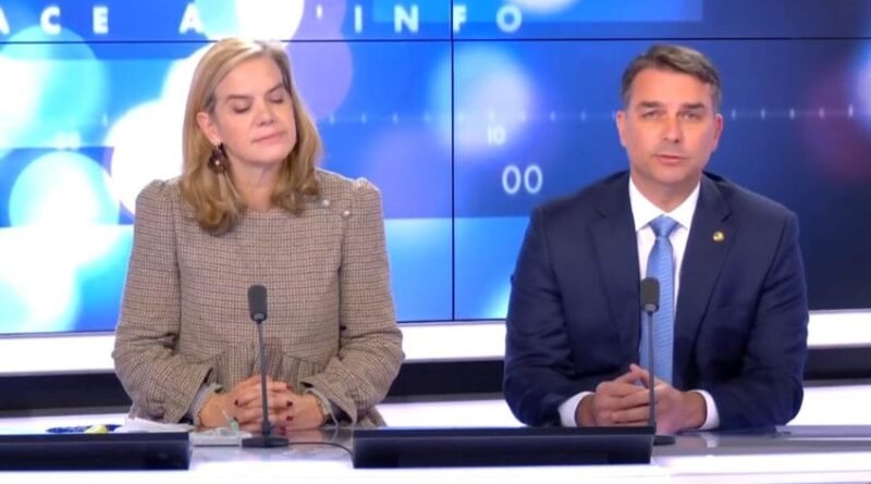 Flávio Bolsonaro faz críticas a Lula, STF e Macron em entrevista à televisão francesa