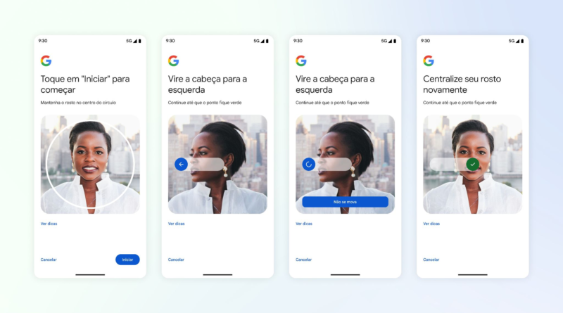 Google disponibiliza recuperação de conta por meio de selfie, mas requer cadastro prévio