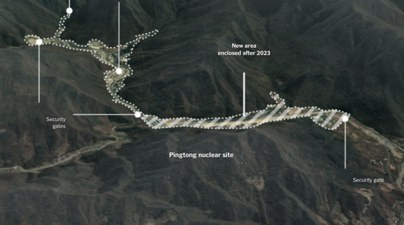 Imagens de satélite revelam renascimento nuclear da China visível do espaço
