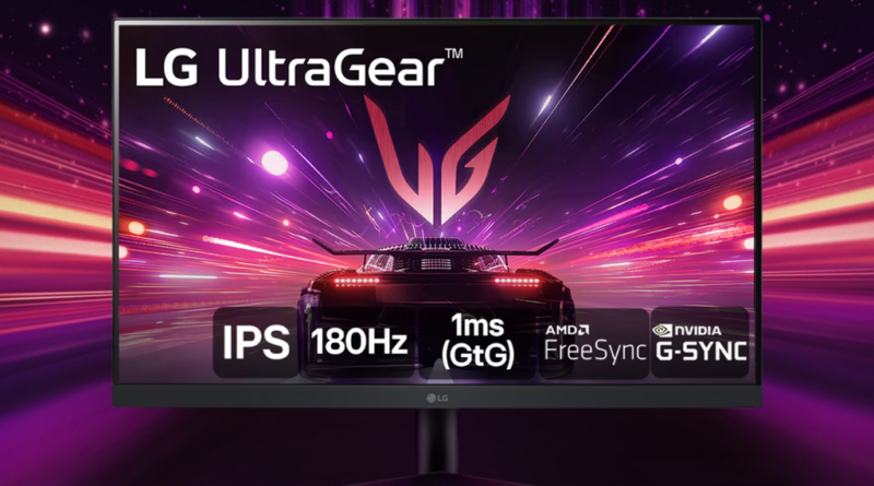 Monitor Gamer LG UltraGear 24" com 180Hz em promoção no Mercado Livre