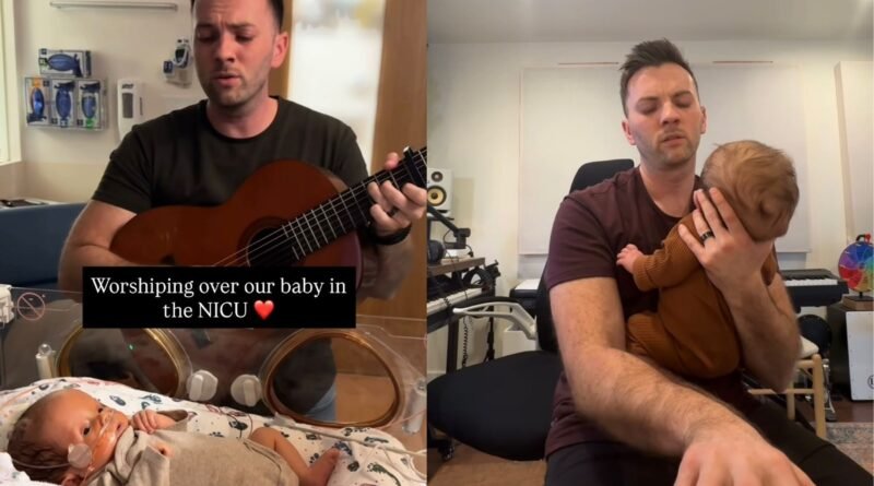 Pastor emociona ao cantar para filho com grave lesão cerebral