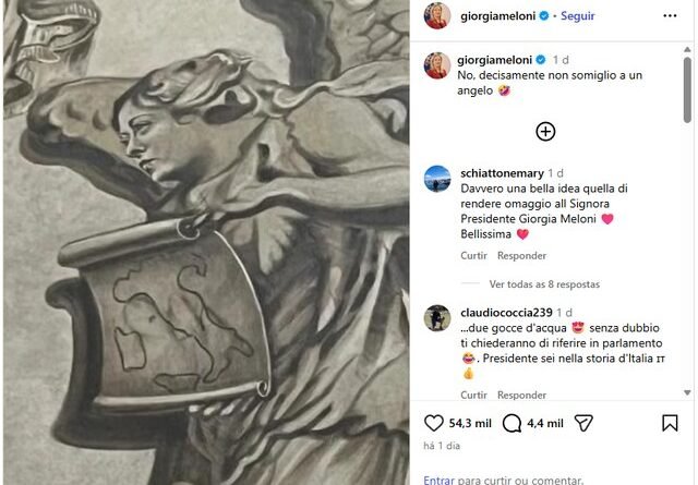 Pintor Italiano Reconhece Criação de Anjo com Rosto de Giorgia Meloni e Promete Refazer Após Denúncia