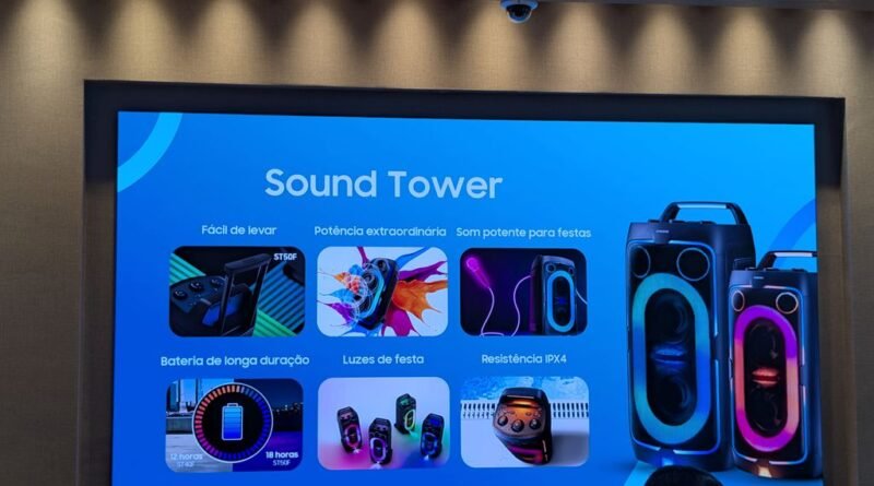 Samsung apresenta novas caixas de som com 18 horas de autonomia no Brasil e divulga preços