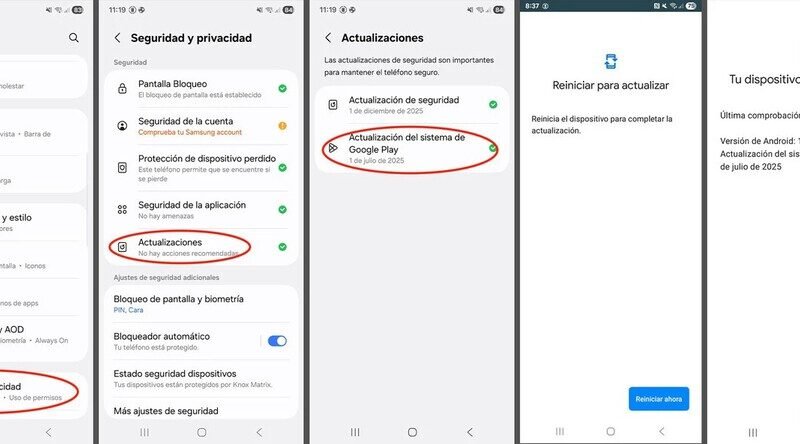 Samsung libera atualizações do Google Play para dispositivos Galaxy com One UI 8, incluindo a atualização de janeiro