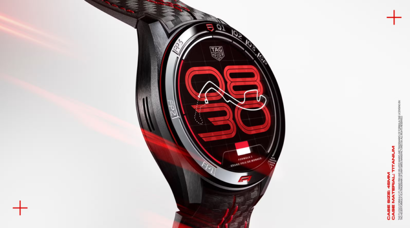 Tag Heuer apresenta smartwatch de titânio inspirado na Fórmula 1 e divulga fotos