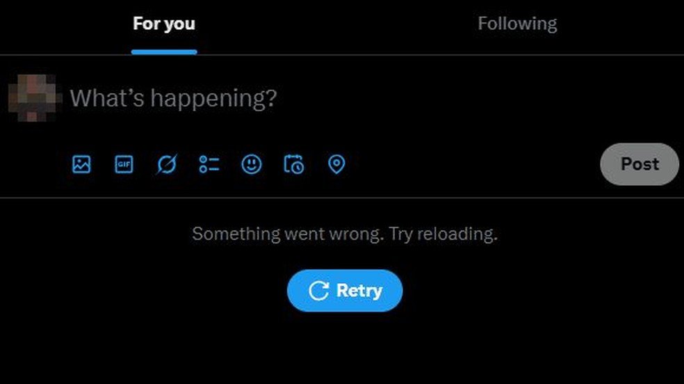 X apresenta instabilidade em 16 de fevereiro de 2026