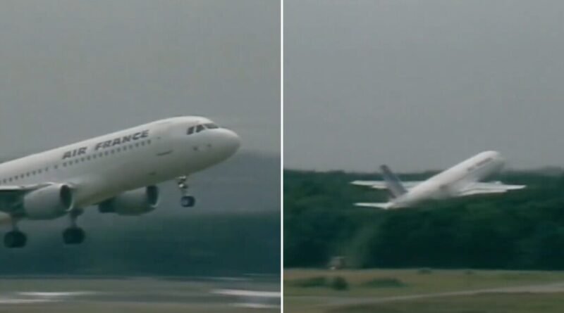 Air France estreia Airbus A320 em 1988 com demonstração que termina em chamas
