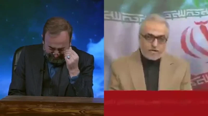 Apresentador de TV se emociona ao comunicar falecimento de Ali Khamenei no Irã em vídeo