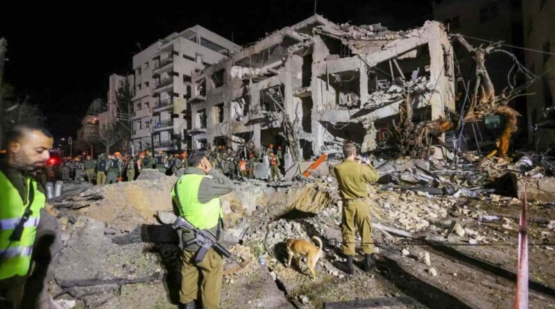 Ataque do Irã a Israel resulta em nove mortos e mais de 20 feridos