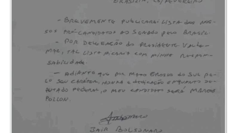 Bolsonaro solicita afastamento de Michelle da política em março