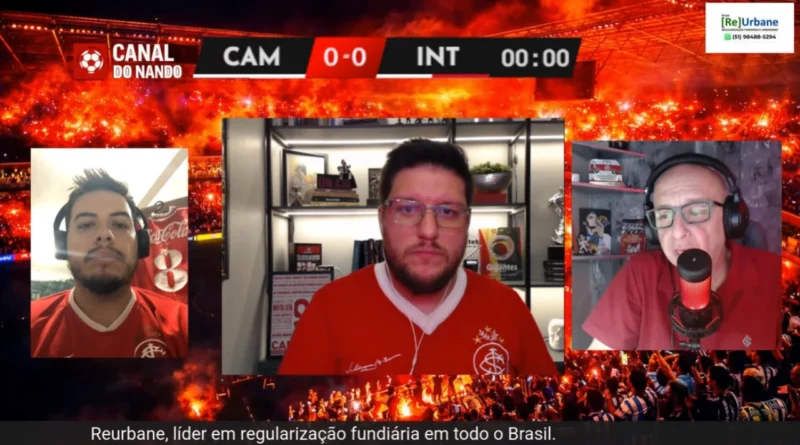 Canal de Nando Gross no YouTube inicia transmissões de jornadas esportivas