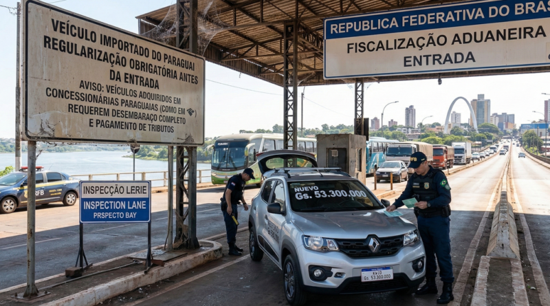 Carro no Paraguai é mais barato que no Brasil, revela levantamento