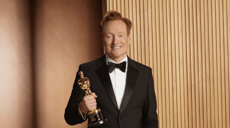 Conan O’Brien menciona Epstein e provoca britânicos durante o Oscar