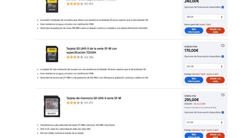 Crise de RAM se agrava com aumento exorbitante nos preços de cartões SD