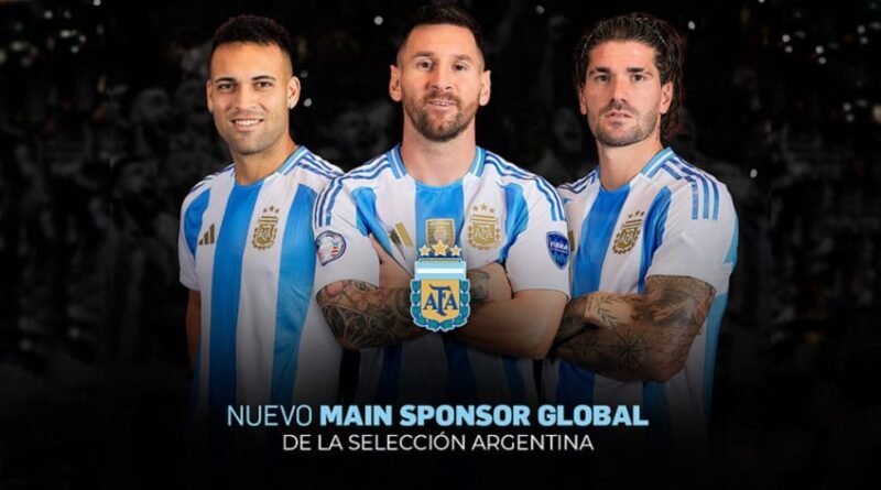 Gemini anuncia patrocínio com a seleção argentina de futebol