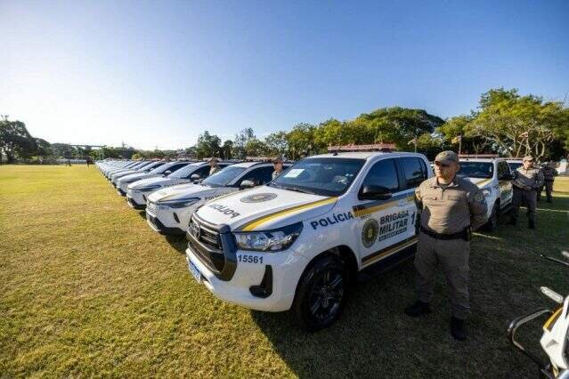 Governador do Rio Grande do Sul empossa novo Comando-Geral da Brigada Militar e entrega R$ 32 milhões em viaturas e equipamentos