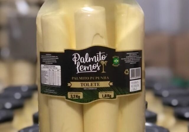Governo proíbe venda de marca de palmito em conserva
