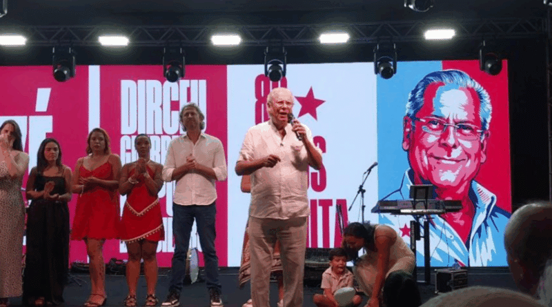 José Dirceu promove festa de 80 anos em Brasília com presença de políticos