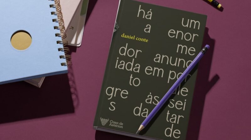 Lançamento de livro de poemas de Daniel Conte acontece neste sábado na Livraria Clareira