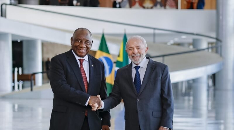 Lula propõe colaboração na defesa com a África do Sul durante conflitos no Oriente Médio
