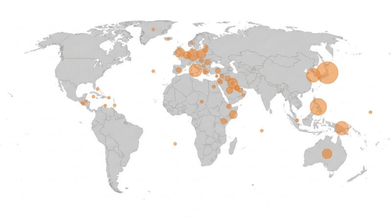 Mapa revela a extensão do poder militar dos EUA em uma verdadeira fortaleza global