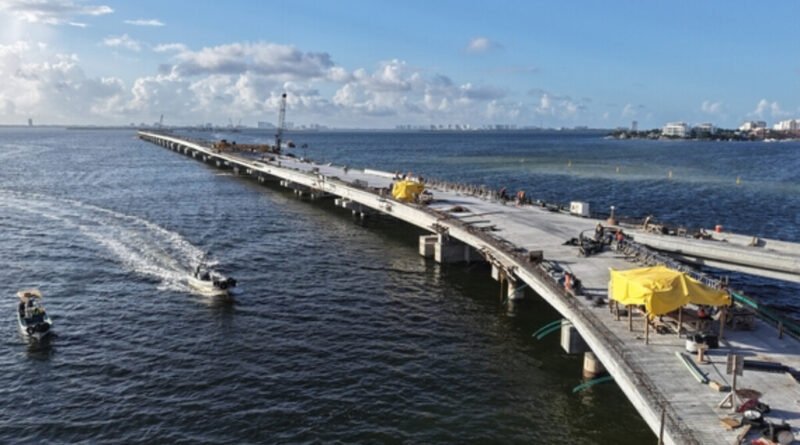 México construirá a segunda maior ponte da América Latina ligando destino turístico através de lagoa