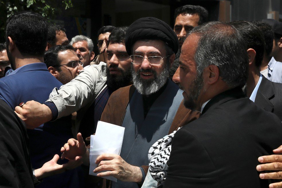 Mojtaba Khamenei, filho de Ali Khamenei e candidato a novo líder supremo do Irã.