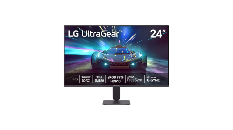 Monitor Gamer LG UltraGear de 24" tem preço reduzido em 12% no Mercado Livre