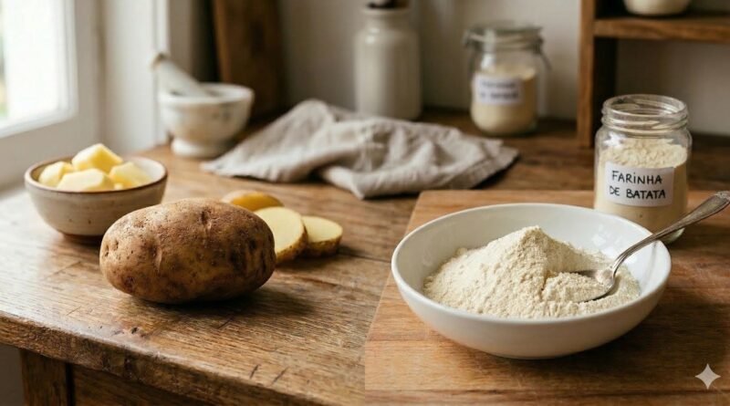 Pesquisa converte água de batata em farinha para fabricação de alimentos