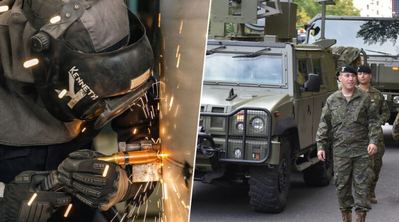 Rearmamento da Europa vai além do recrutamento de soldados e demanda a presença de soldadores