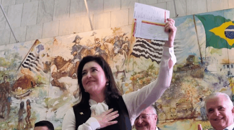 Tebet critica Nunes por chamá-la de marionete de Lula