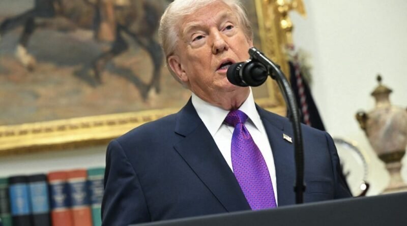 Trump afirma que Estados Unidos deve concluir missão no Irã