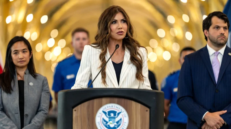 Trump exonera a Secretária de Segurança Interna, Kristi Noem