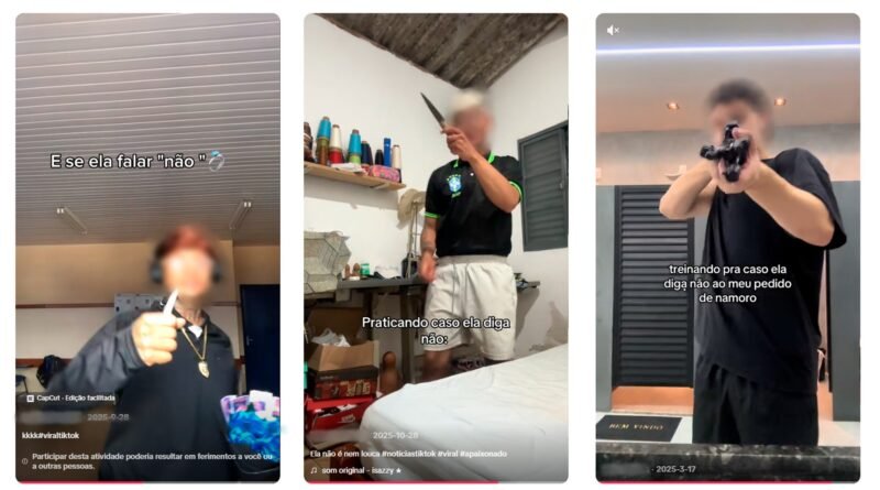 Vídeos no TikTok simulam agressões a mulheres em meio ao aumento da violência e recordes de feminicídios