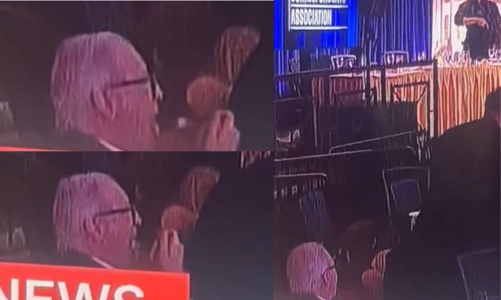 Michael Glantz durante o incidente