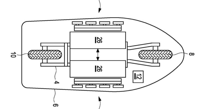 BMW apresenta motocicleta inovadora com design de cápsula e oito rodas para maior segurança