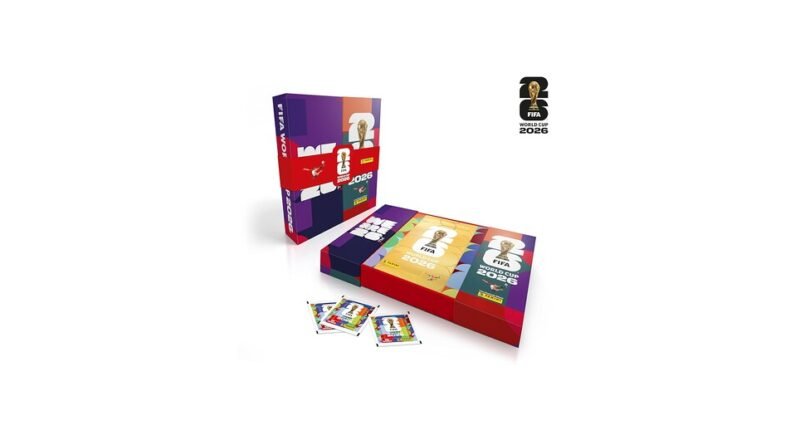 Box de luxo do álbum da Copa 2026 com 40 envelopes já disponível para reserva no Mercado Livre