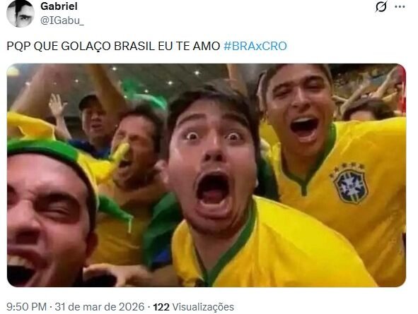 Brasil vence Croácia em amistoso e gera uma onda de memes nas redes sociais