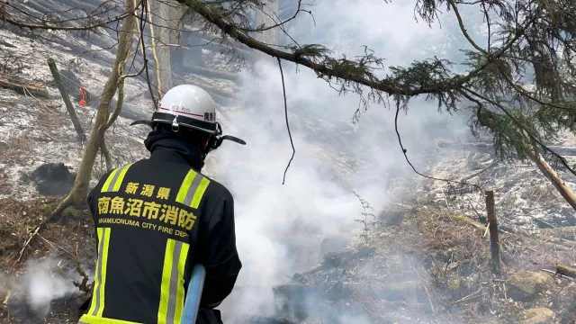 Centenas de bombeiros atuam no combate a incêndios florestais no norte do Japão