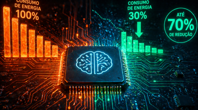 Chip inovador pode reduzir em até 70% o consumo energético da inteligência artificial