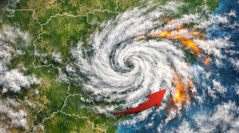 Ciclone causa chuvas intensas e ventos fortes nesta quarta-feira