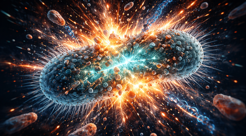 Cientistas descobrem bactérias kamikaze capazes de se explodir para transmitir resistência a outras espécies