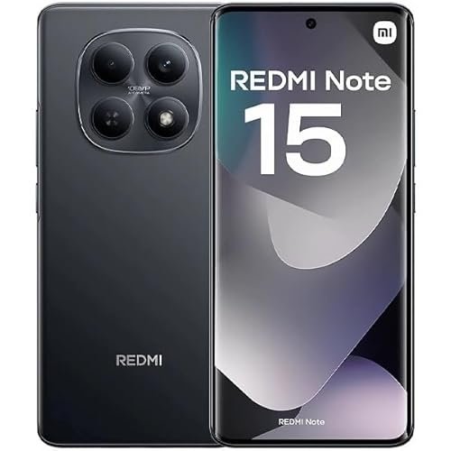 Smartphone Xiaomi Redmi Note 15 Preto 8GB RAM 256GB ROM