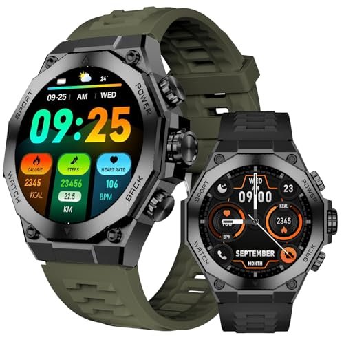 AURAFIT Smartwatch Masculino AMOLED com ChatGPT