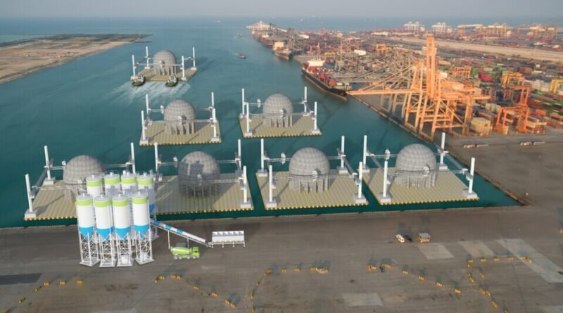 Experimento alemão revela que esferas de concreto funcionam como baterias e Califórnia inicia afundamento de uma no oceano