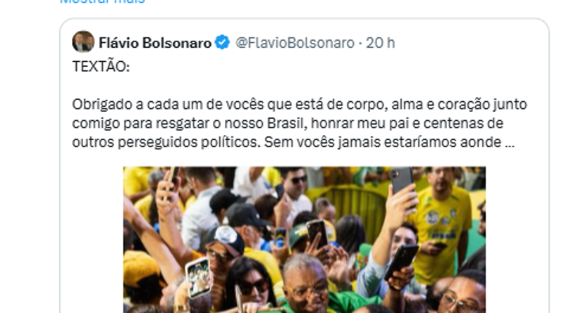 Flávio Bolsonaro condena provocações e solicita união entre aliados