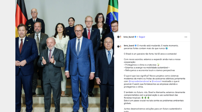 Governo alemão divulga imagem de Lula acompanhada pela música Show das Poderosas